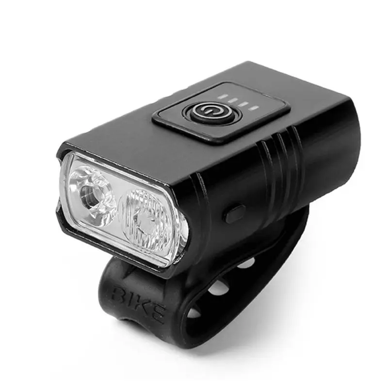 

USB Rechargeable Waterproof LED Bicycle Headlight Taillight Bike Front Head Light Rear Tail Lamp Cycling Safety Flashlight