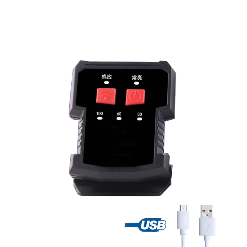 Наружный светодиодный велосипедный фонарь с зарядкой от USB водонепроницаемый