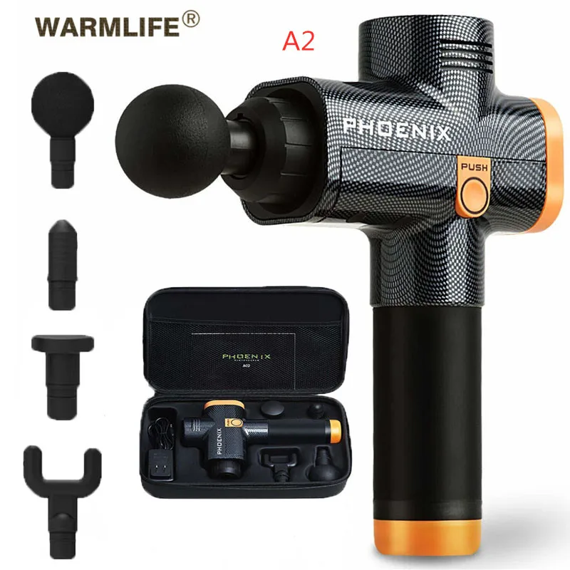 Phoenix A2 пистолет для массажа мышц, массажер для глубоких тканей, терапия, пистолет для тренировки мышц, облегчение боли, снижение веса, эксперт