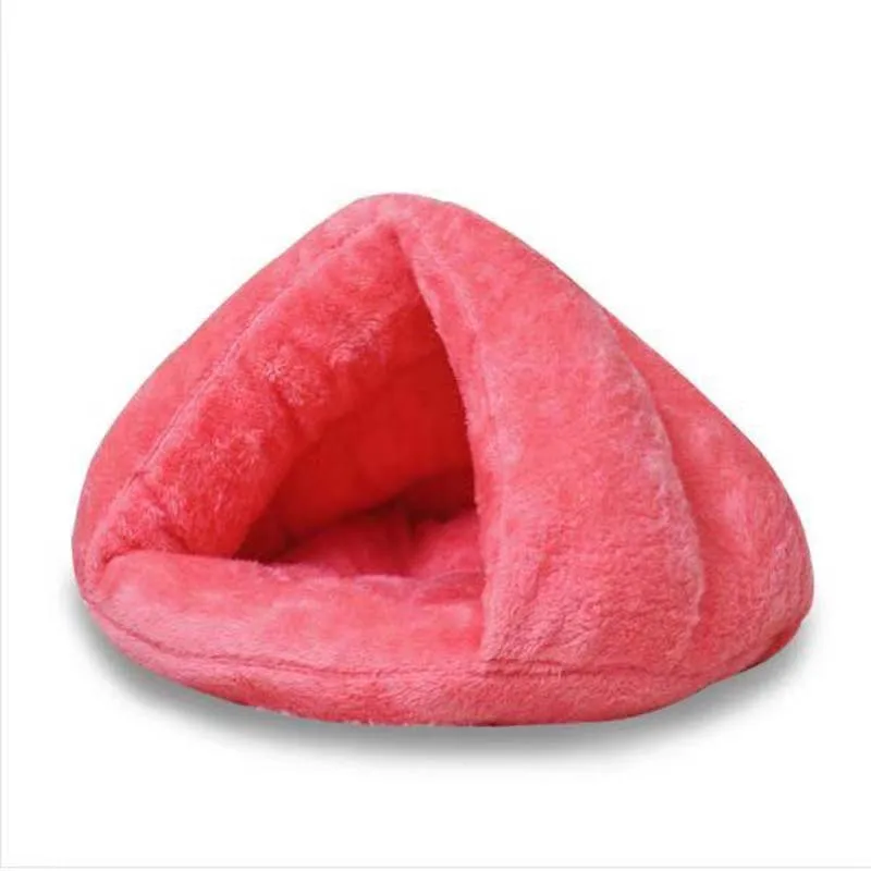 

CONG FEE 5 Colors Winter Warm Dog Bed Pet Dog House Lovely Soft Suitable Cat Dog Sleeping Bag Nest Cave Bed