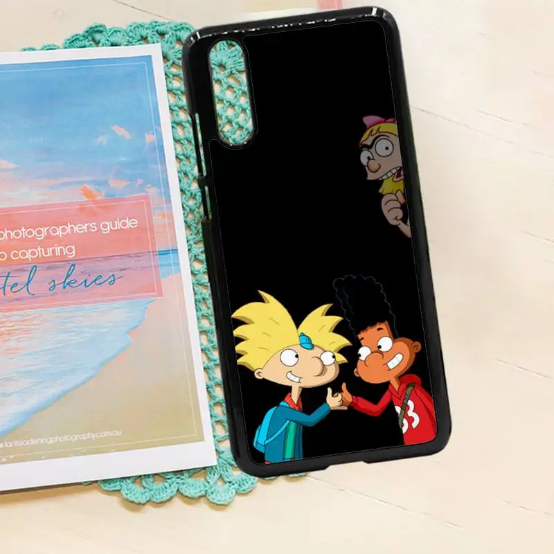 

Hey Arnold American cartoon Phone Case PC for iPhone 11 12 pro XS MAX 8 7 6 6S Plus X 5S SE 2020 XR