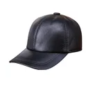 Бейсболка из натуральной кожи, теплые кепки авиатора из воловьей кожи, для зимы