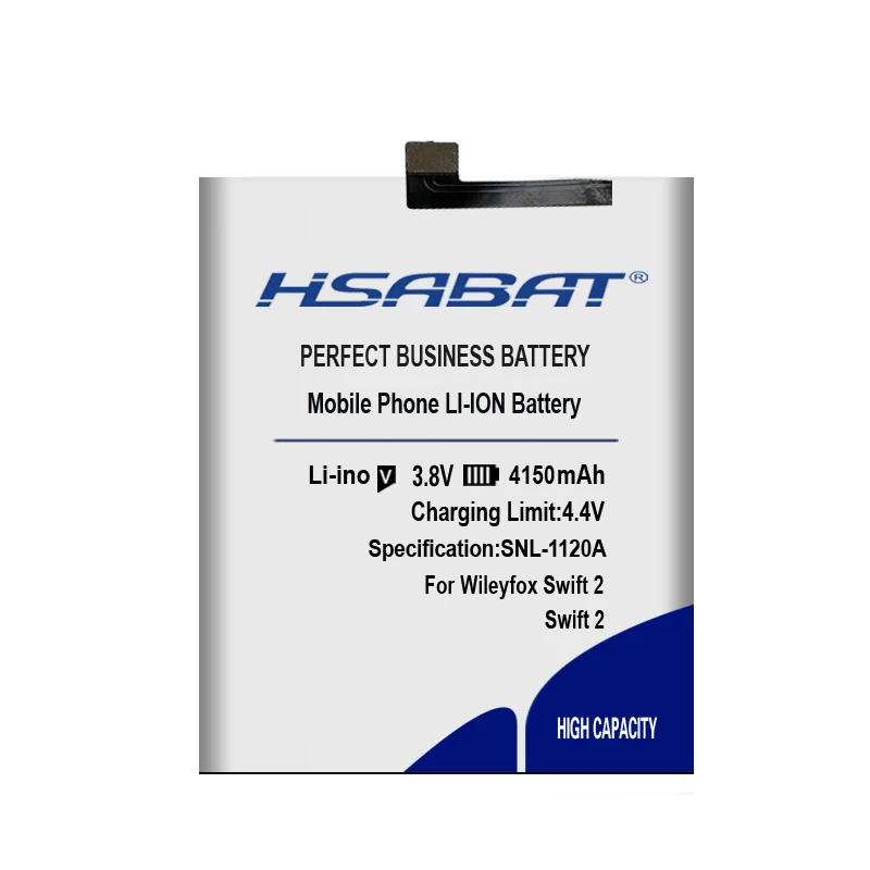 Аккумулятор HSABAT Swift 2 4150mAh для аккумуляторов Wileyfox Swift 2/2 Plus