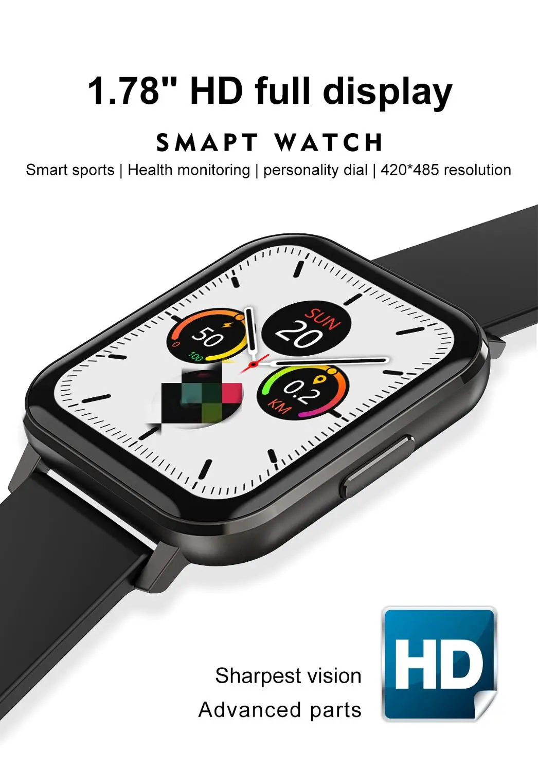 

DTX Smart watch Men 1.78 inch IP68 ECG Smartwatch Android Multi-Sport Mode Blood Pressure Oxygen Relojes Wristwatch VS IWO T500