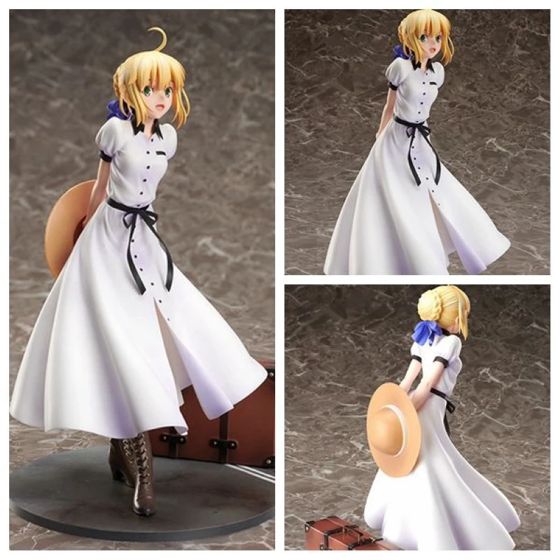 

Anime Figure British Style Dress Vintage Suitcase Pvc Action Figure Collection Model 24cm Toy Ornaments