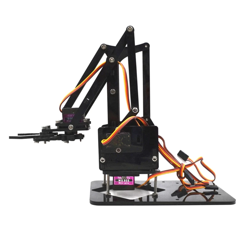 Robot Claw Kit Acrylic for Arduino Study Set Motorized Hand Kids Science Middle School/College Students |