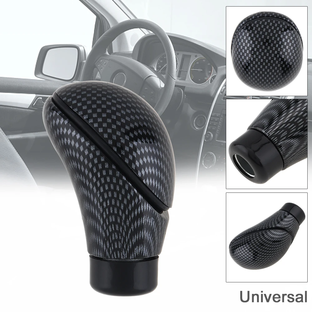 Карбоновое волокно ручная ручка переключения передач с четырьмя пластиковыми