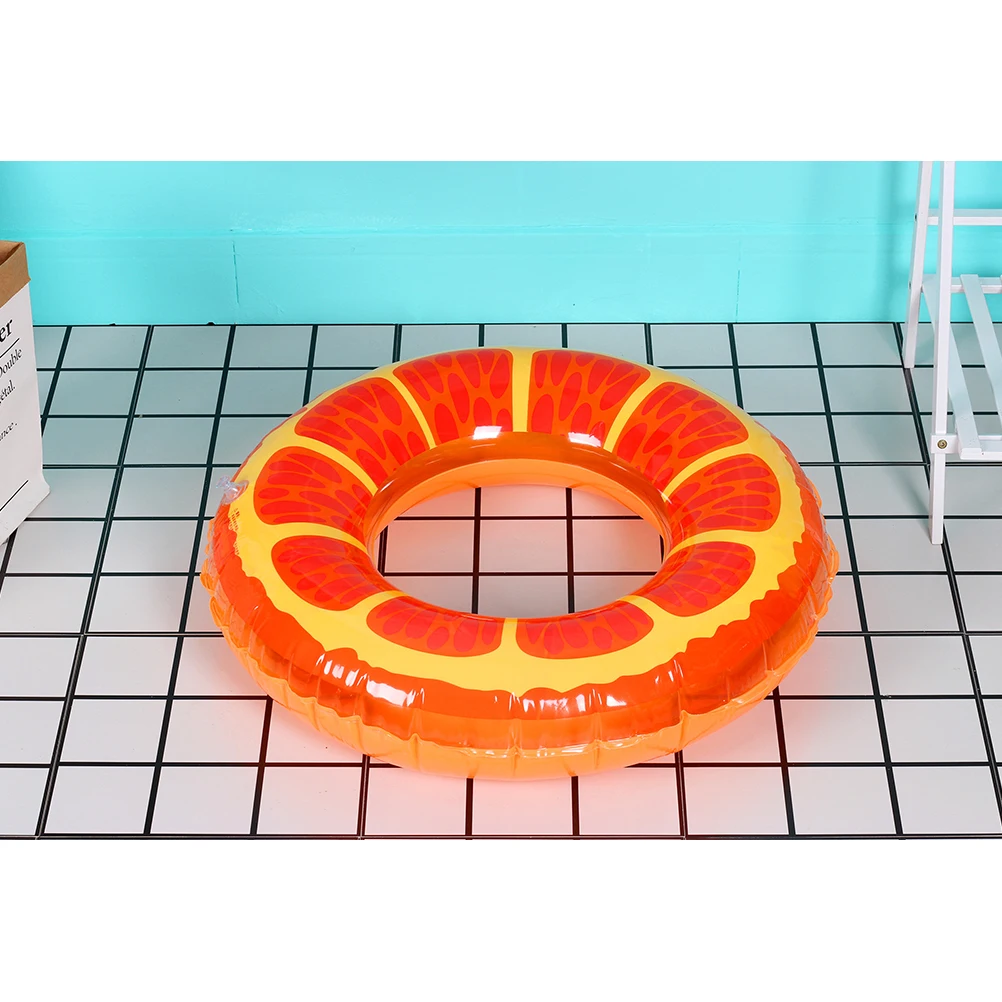 

2pcs Swim Ring Durable Inflatable Fruit Design Swimming Ring for Children Toddler Kids