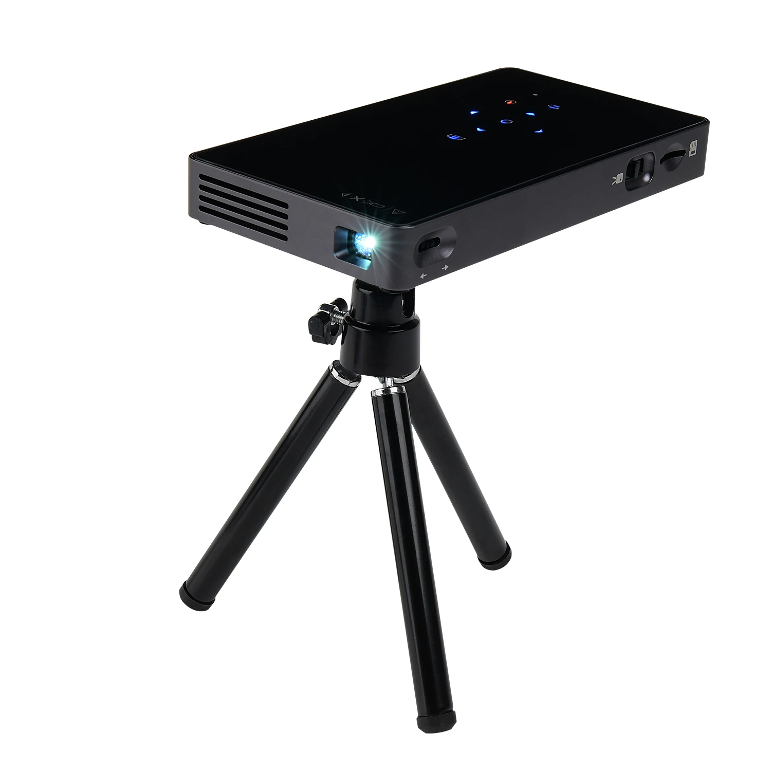 2021 P8 DLP мини портативный проектор Android 9 0 домашний кинотеатр 4K WiFi Bluetooth Miracast Airplay 1080P