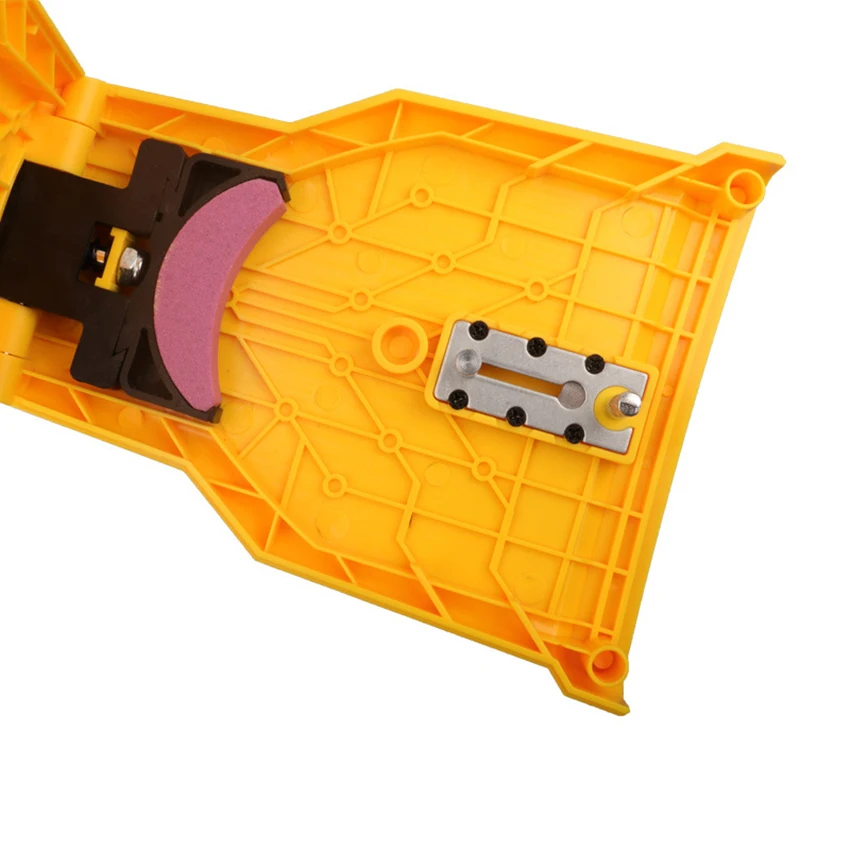 

Chainsaw Teeth Sharpener Portable Saw Chain Sharpening Tool System Woodworking Tools Fast Sharpen for Chainsaw Yellow