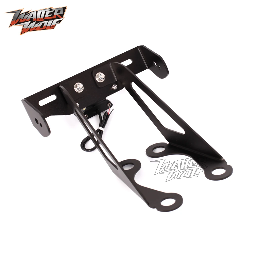 

License Plate Holde For DUCATI MONSTER 1200R 2016-2019 18 Motorcycle Accessories CNC Rear Tail Tidy Fender Eliminator LED Light