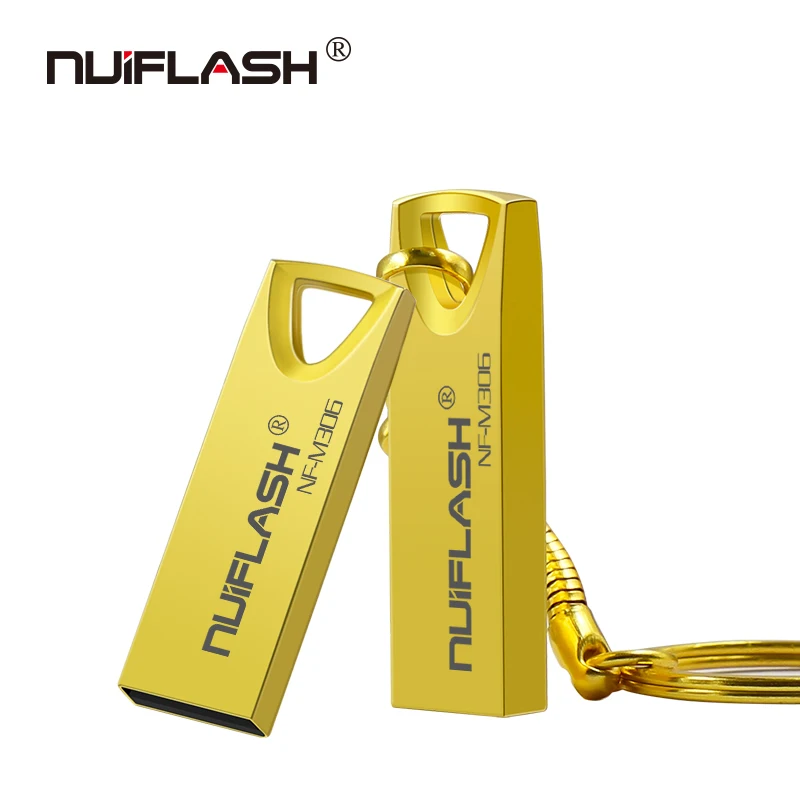 

cheapest Metal Waterproof 128gb USB Flash Drive Pen Drive 256gb Pendrive Real Capacity USB Stick with Key Ring