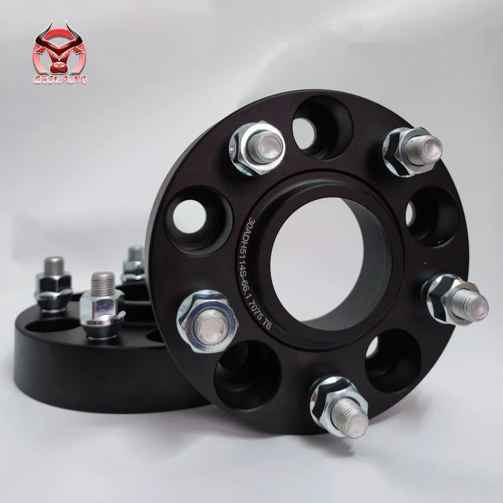 Wheel Spacers Widen Kit 5x114.3 Hubcentric 66.1mm Aluminum Adapter For Nissan Car X-Trail Teana Murano Sylphy Juke Separadores