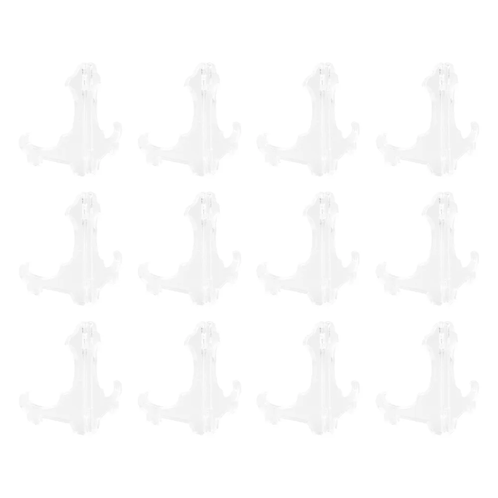 

12pcs Triangular Display Stands Triangular Commodity Display Racks Storage Racks