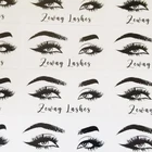 Наклейки для блеска для губ, прозрачные, на заказ, 100 шт.