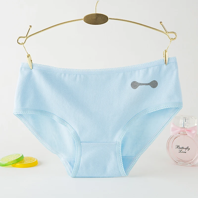 

LUOCHEN Briefs Cotton Panties Underwear Lingerie Breathable Panty Intimates ropa interior femenina tanga underwear women S1703