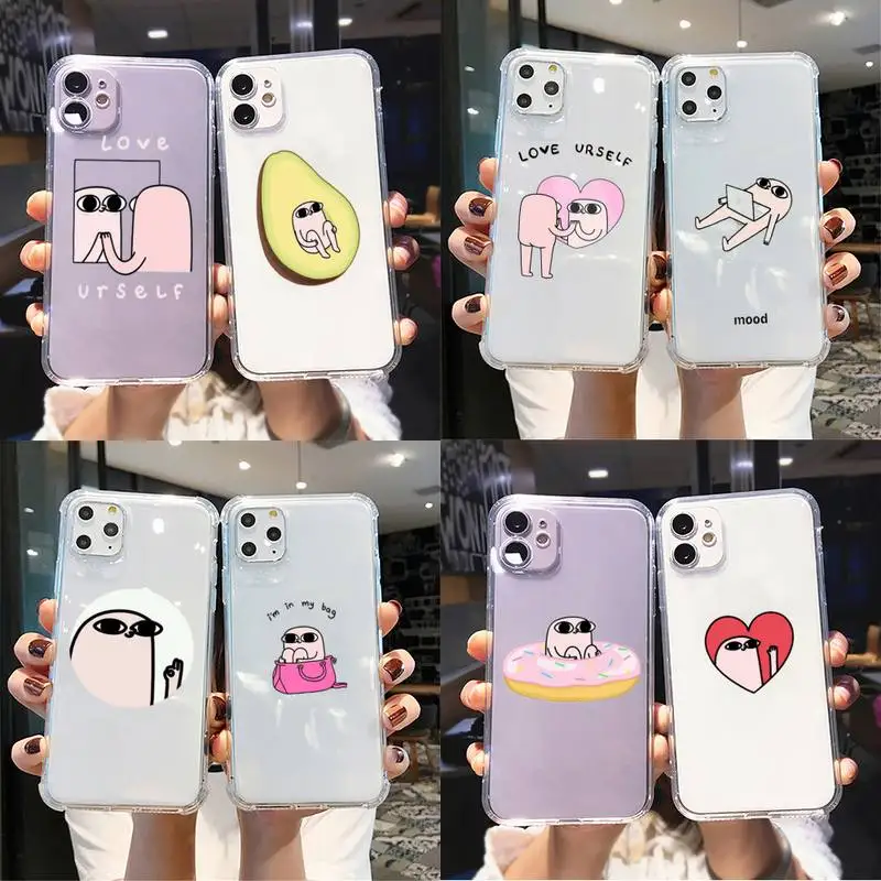 

Cartoon Funny big eyes ketnipz Phone Case For iPhone X XS MAX 6 6s 7 7plus 8 8Plus 5 5S SE 2020 XR 11 11pro max Clear funda Capa