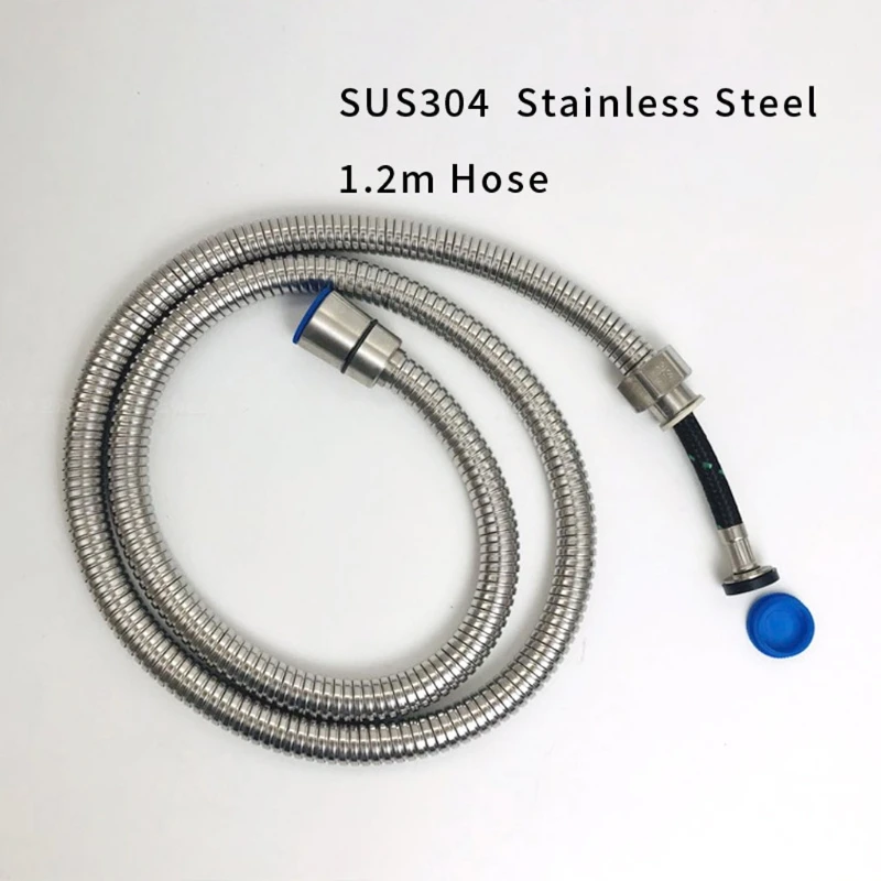 

7/8\" Stainless Steel Bathroom Handheld Bidet Toilet Sprayer Diaper Sprayer Kit Y4QC