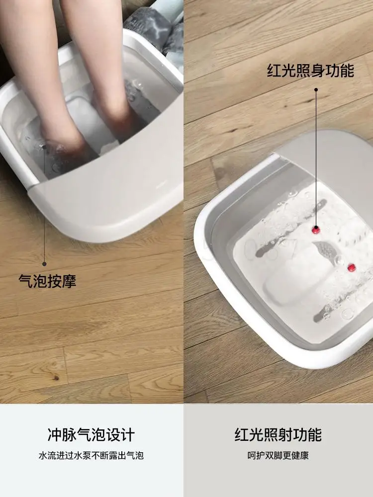 Складное массажное приспособление для ванны автоматическое мытье ног