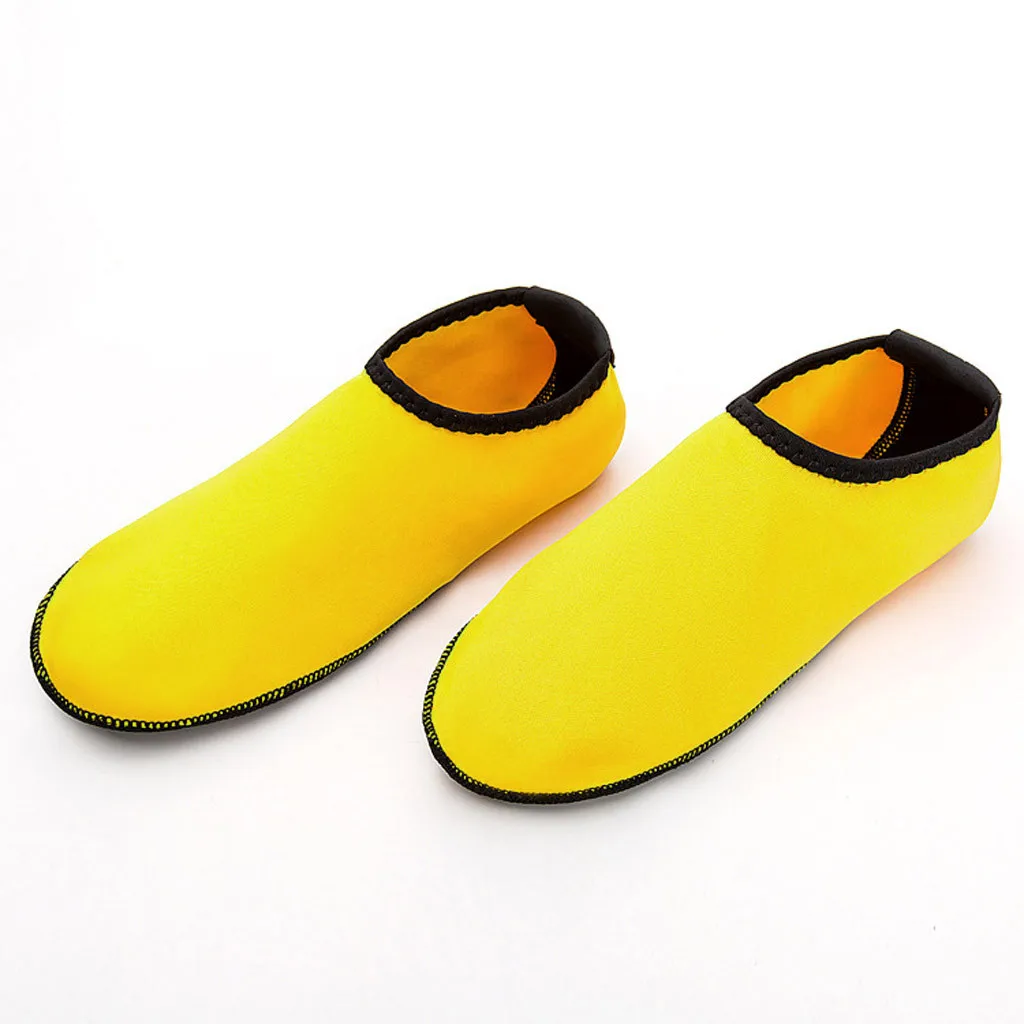 Мужские однотонные пляжные нескользящие спортивные носки для йоги пляжная обувь