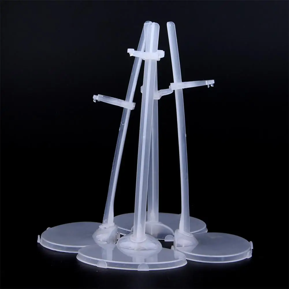 

10PCS/Set Doll Stand White Movable Adjustable Doll Display Holder Transparent Doll Stand For 9-inch 10-inch And 11-inch Dolls