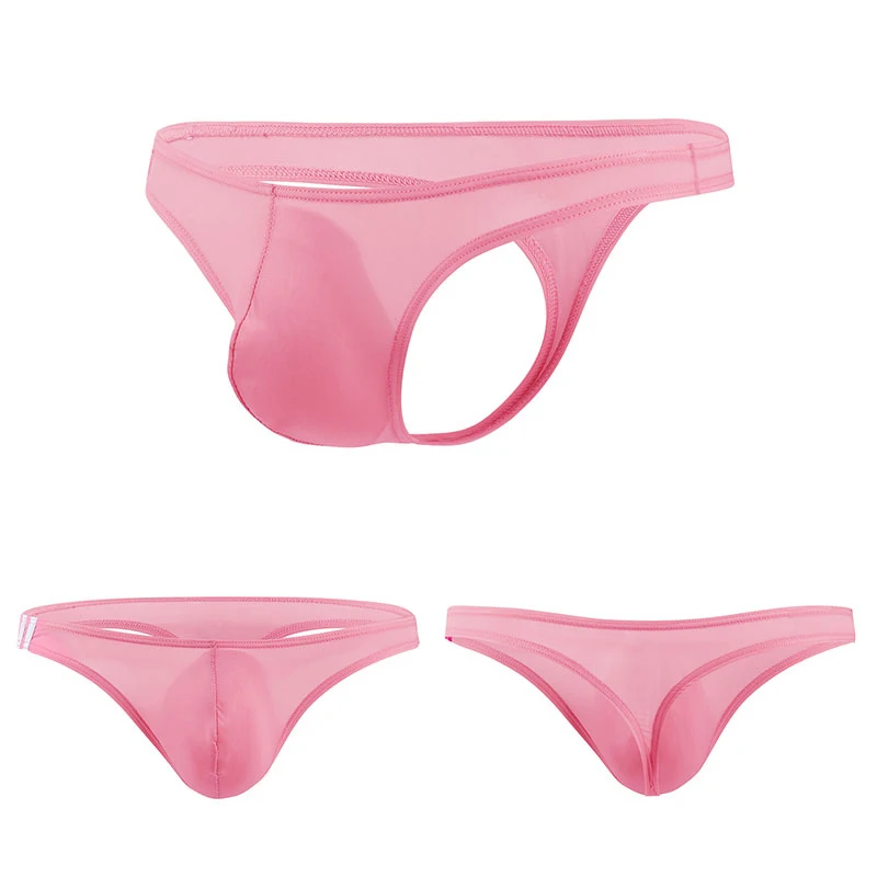 

T-back Low-rise Men Sexy Temptation Cross Bandage T-back Briefs Underpants Men Thong Bulge Pouch Underwear lenceria