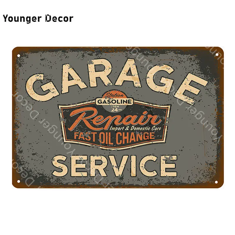 Dad's Garage Pin Up Girl Route 66 жестяная вывеска металлический плакат художественное украшение стены Паб Бар Кафе домашний декор винтажное железное ремесло YI-085