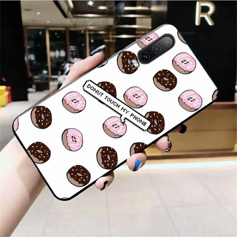 HPCHCJHM kawaii пищевой узор пончики силиконовый чехол для телефона Huawei P40 P30 P20 lite Pro Mate 20