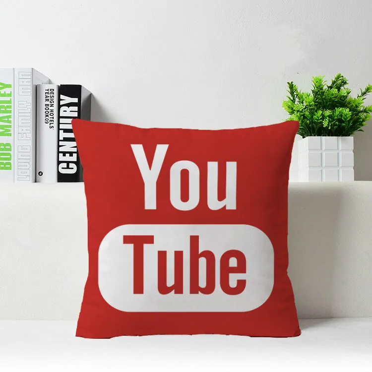 Лидер продаж Instagram Youtube Facebook google Pinterest заказной квадратный с молнией пледы наволо