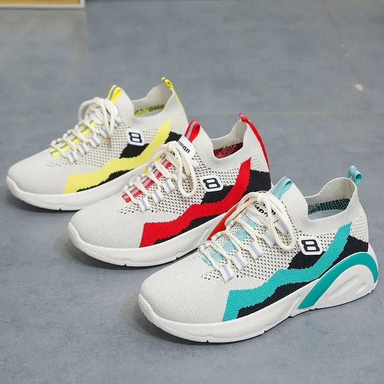 Tongxi Женские повседневные дышащие кроссовки на платформе для женщин модные