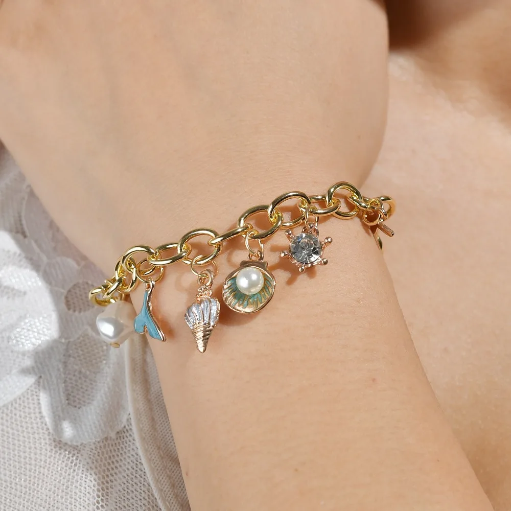 MissCyCy 2020 новый модный обруч для морских ракушек и звезд богемный браслет женщин