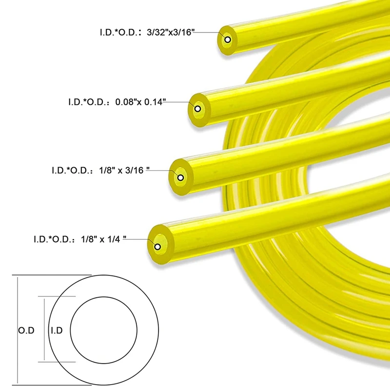 Fuel Line 4 Size 4-Feet-Long Petrol Hose Tube for Chainsaw String Trimmer Blower Small Engines | Инструменты