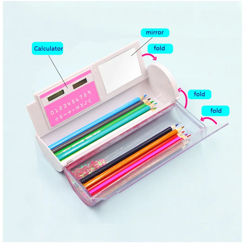 

unicorn pencil case Flamingo estuche escolar newmebox Kawaii trousse scolaire estuches pencil box pencilcase piornik szkolny