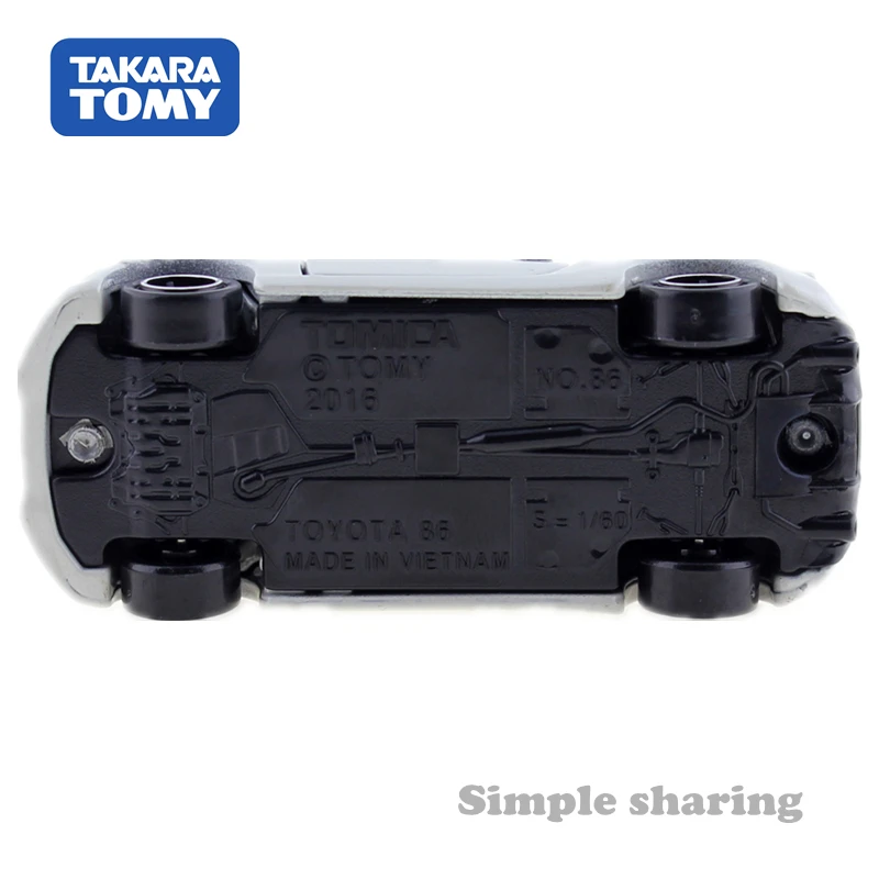 Takara Tomy Tomica No.86 Toyota 86 масштаб 1/57 популярный детский фотоаппарат литая