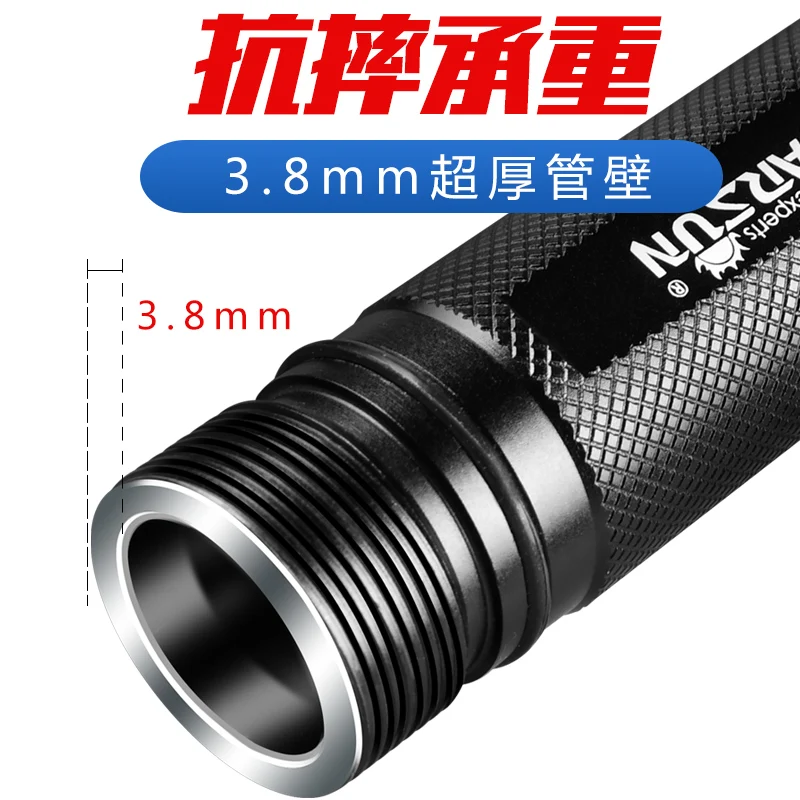 

Led Powerful Flashlight Parts Hiking Self Defence Emergency Portable Mini Flashlights Outdoor Lanterna Portable Lighting DF50SDT