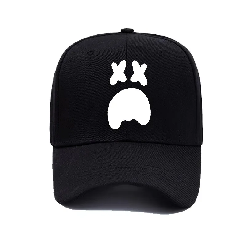 DJ Marshmellow шляпа бейсбольная Кепка шапка с сеткой в стиле хип хоп Marshmallow Smiley Face