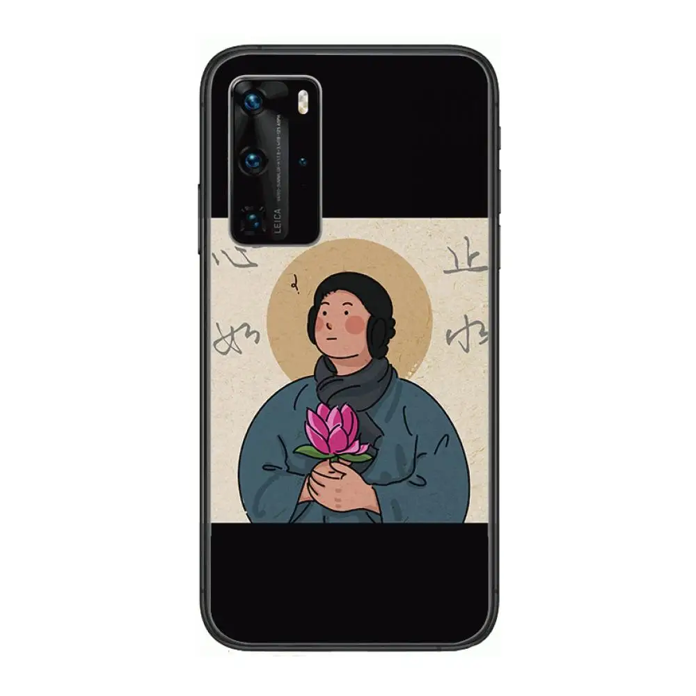 

Case R-Reply 1988 lovely Phone Case For Huawei P 40 30 20 10 9 8 Lite E Pro Plus Black Etui Coque Painting Hoesjes comic fashio