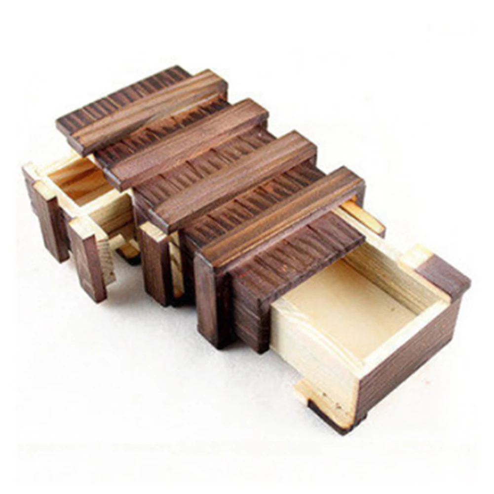 Для взрослых разблокировка Деревянный головоломка Волшебная коробка Подарочный