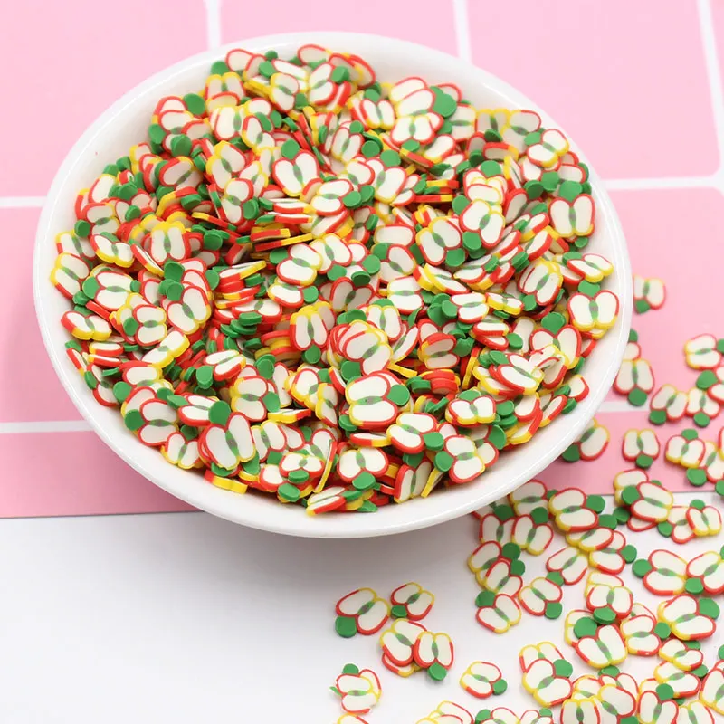 3D дизайн ногтей фрукты полимерные ломтики слайдеры украшения Дизайн аксессуары