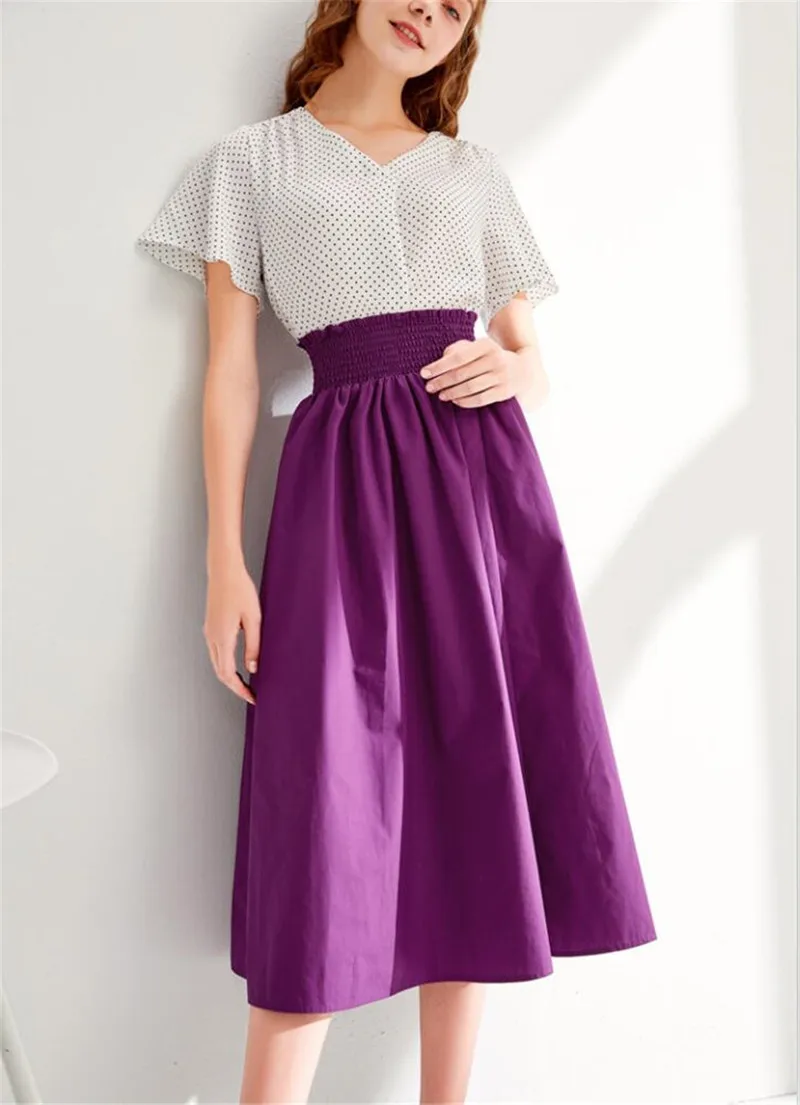 New Spring Autunm Elegant maxi long Skirts Womens Office Skirt Cotton linen plus size 5XL 6XL 7XL elegant skirts