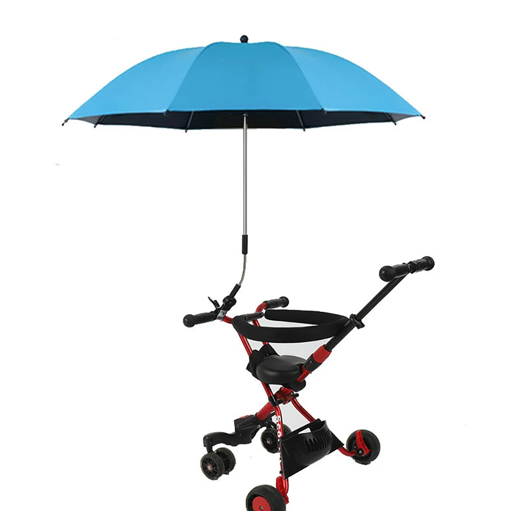 

Съемный зонт для детской коляски Регулируемый Чехол для коляски Защита от УФ-лучей солнца и дождя уличный инструмент