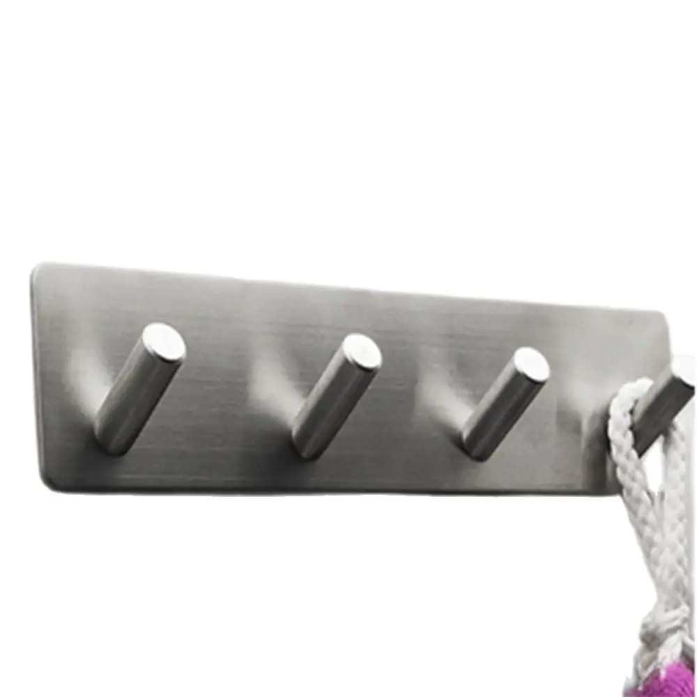 

Stainless steel clothes bathroom towel wall kitchen hook strong seamless door back hook