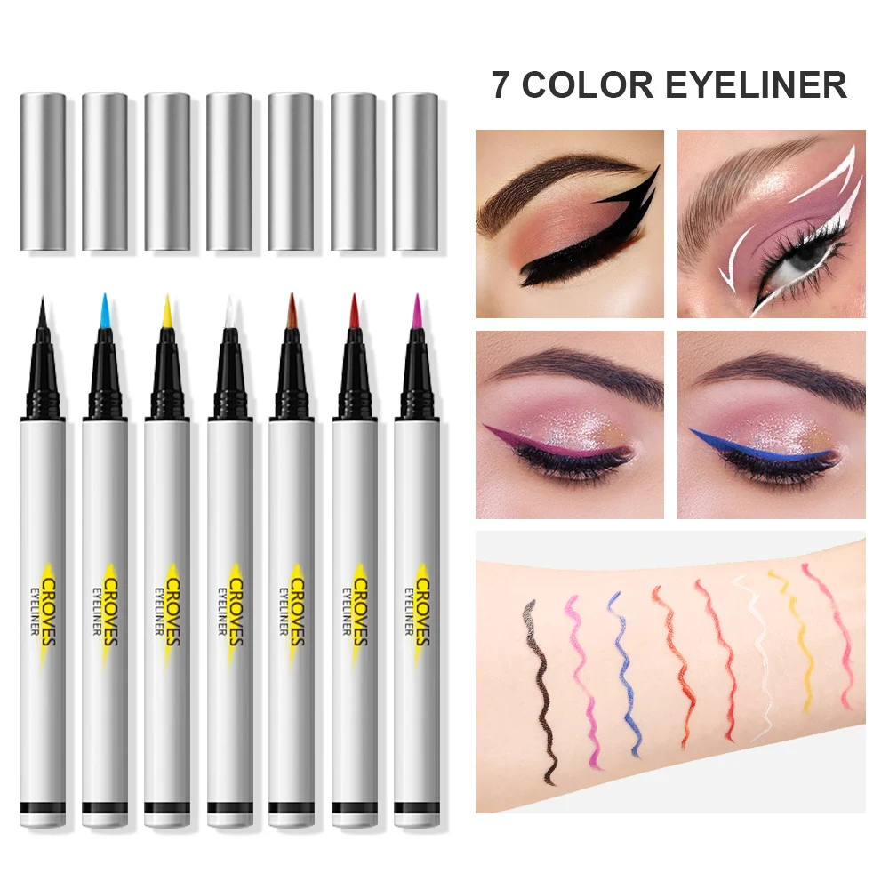 

High Quality Eyes Makeup Liquid Eyeliner,Colored Eyeliner Waterproof 24 Hours Long-lasting Eyeliner Make up Eye Liner Pencil