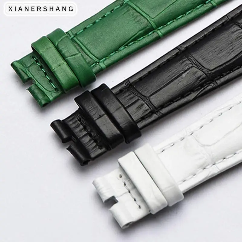 Ремешок из натуральной телячьей кожи для наручных часов люксовый универсальный