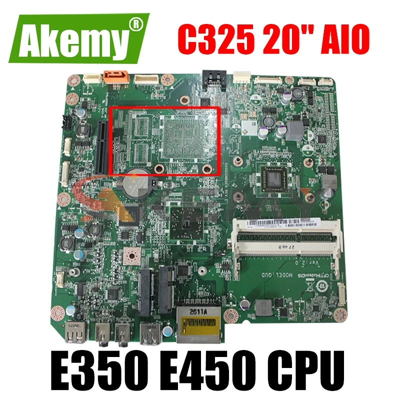 Высокое Качество для Lenovo C325 20 &quotAIO Материнская плата E350 E450 CPU DDR3 100% Протестировано