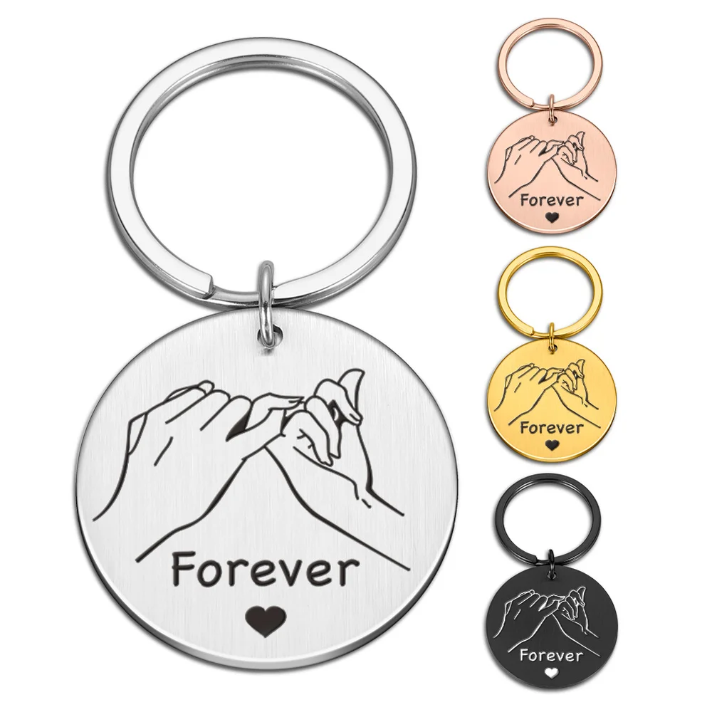 Подарок на день Святого Валентина брелок для пары парня девушки юбилей него ее