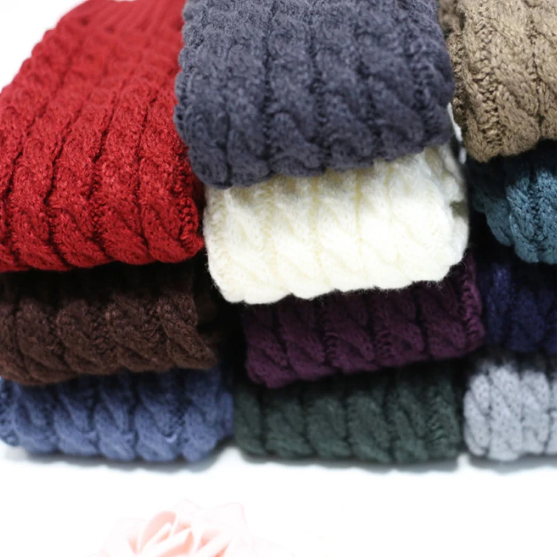 Womens Fashion Winter Cable Knit Crochet Knitted Leg Warmers Legging Knee High Socks