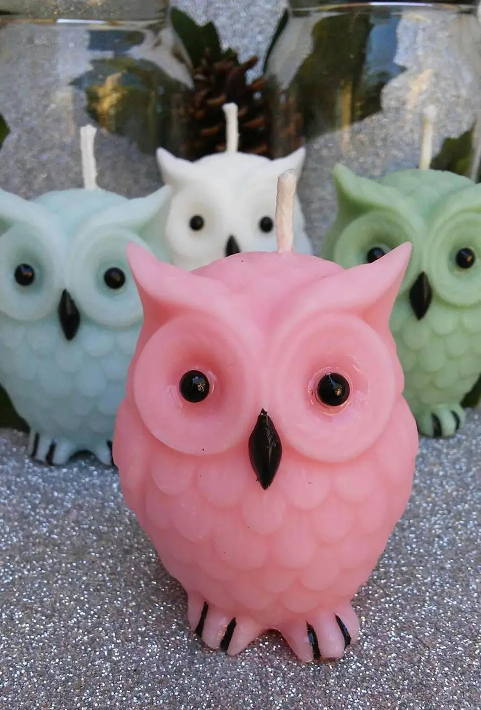 3D Сова силиконовая свеча форма для DIY изготовления Ароматических Свечей Натуральный Соевый Воск ароматическая свеча Плесень Смола глина помадка формы