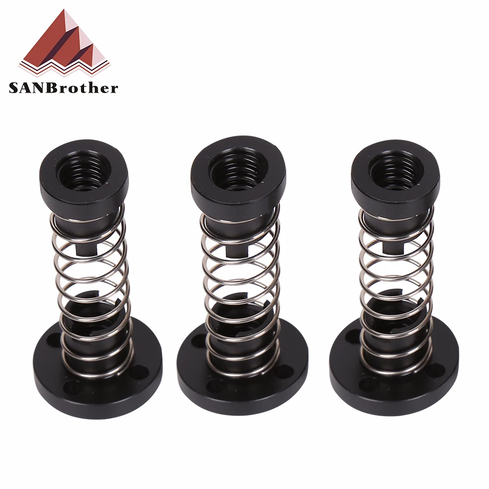 Противоударные гайки для 3D принтера T8 POM свинца 2 мм/4 мм/8 мм Acme резьбовой стержень