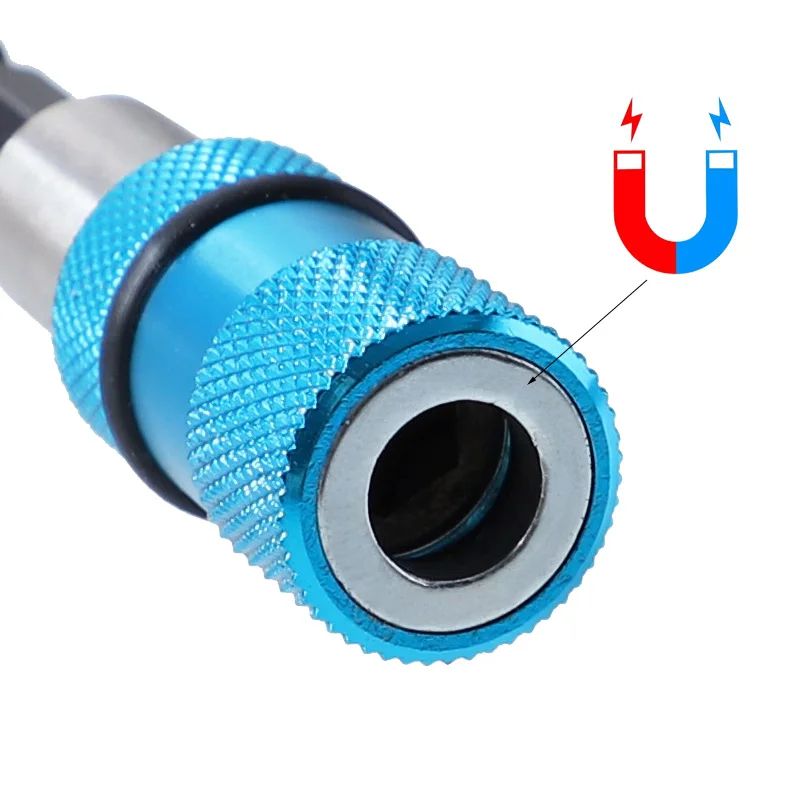 

Adjustable Screw Depth Magnetic Screwdriver Bit Holder 1/4 Inch Hex Driver with 5pcs PH2 Scewdriver Bits